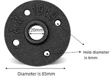 Kép betöltése a galériamegjelenítőbe: FALI KARIMA 4 FURATTAL TÖBB MÉRETBEN, NATÚR