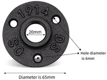 Kép betöltése a galériamegjelenítőbe: FALI KARIMA 3 FURATTAL TÖBB MÉRETBEN, NATÚR