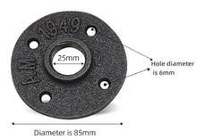 Kép betöltése a galériamegjelenítőbe: FALI KARIMA 4 FURATTAL TÖBB MÉRETBEN, NATÚR