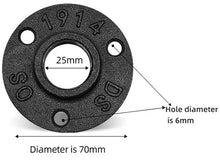 Kép betöltése a galériamegjelenítőbe: FALI KARIMA 3 FURATTAL TÖBB MÉRETBEN, NATÚR