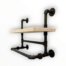 Kép betöltése a galériamegjelenítőbe: LOFT STÍLUSÚ FÜRDŐSZOBAI POLC