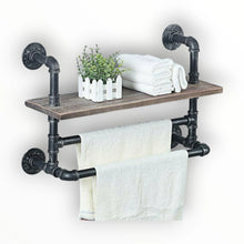 Kép betöltése a galériamegjelenítőbe: LOFT STÍLUSÚ FÜRDŐSZOBAI POLC